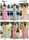 Classic Vol 35 By LT Nc Malai Silk Designer Embroidery Saree Wholesale Price In Surat